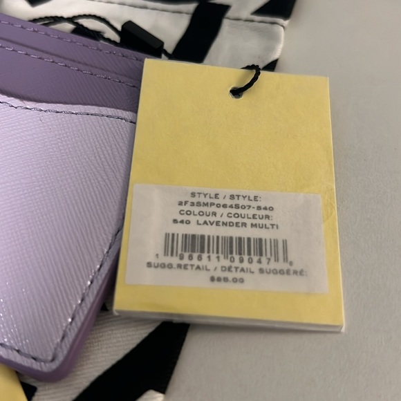 New! MARC JACOBS The Utility Snapshot Card Case Lavender Multi - Picture 6 of 7